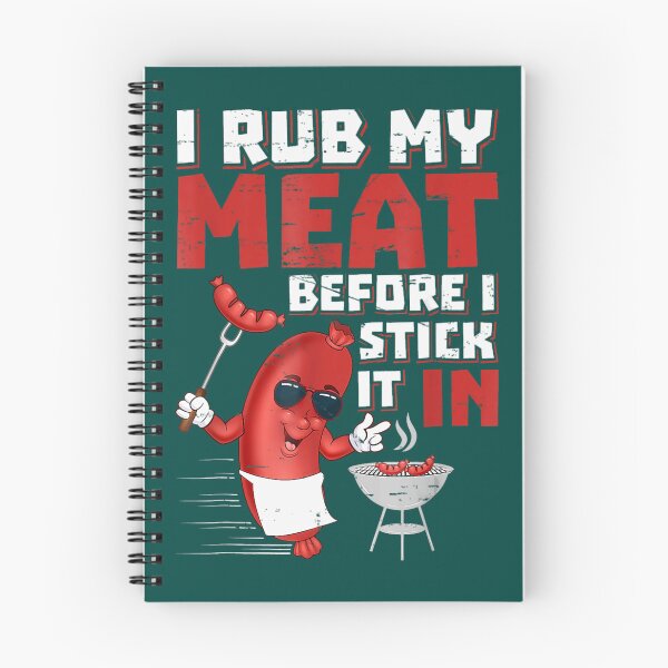Item preview, BBQ Dad Offset Smoker Pit Accessoire I Rub My Meat Funny  designed and sold by shanapresset.