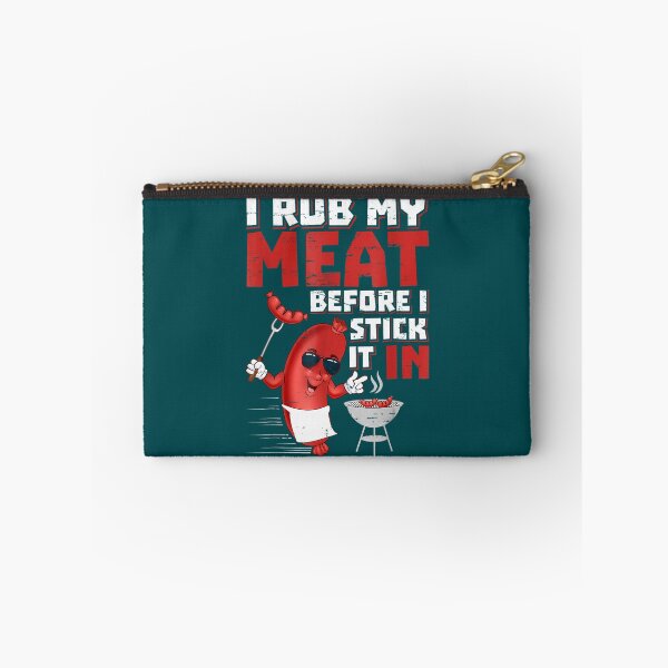Item preview, BBQ Dad Offset Smoker Pit Accessoire I Rub My Meat Funny  designed and sold by shanapresset.