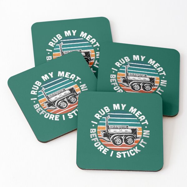 Item preview, BBQ Dad Offset Smoker Pit Accessoire Je frotte ma viande Texte drôle  designed and sold by shanapresset.