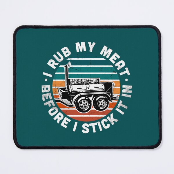Item preview, BBQ Dad Offset Smoker Pit Accessoire Je frotte ma viande Texte drôle  designed and sold by shanapresset.