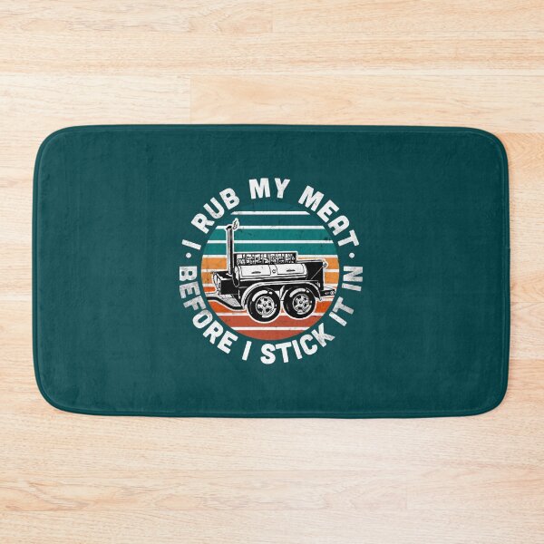 Item preview, BBQ Dad Offset Smoker Pit Accessoire Je frotte ma viande Texte drôle  designed and sold by shanapresset.