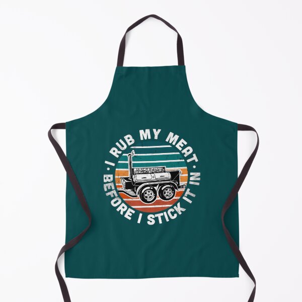 Item preview, BBQ Dad Offset Smoker Pit Accessoire Je frotte ma viande Texte drôle designed and sold by shanapresset.