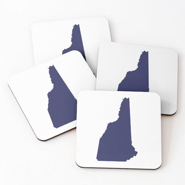 Item preview, New Hampshire Map Silhouette – Minimal Black and White designed and sold by Paper Drip.