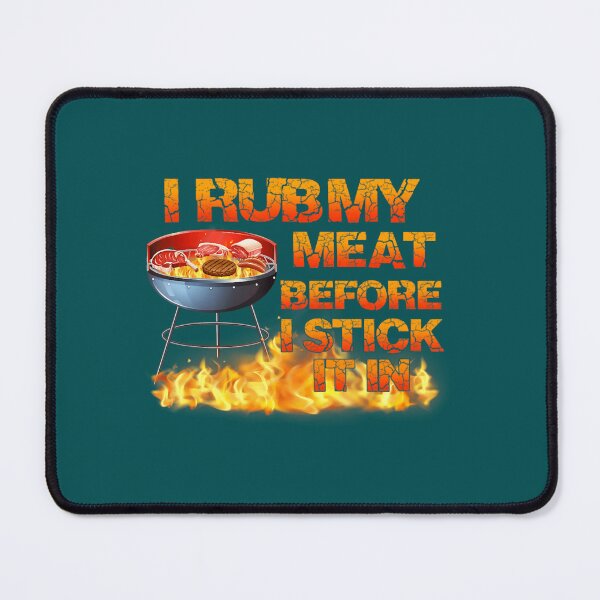 Item preview, BBQ Dad Offset Smoker Pit Je frotte ma viande je la colle  designed and sold by shanapresset.