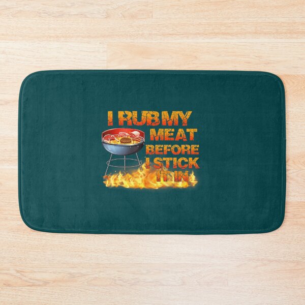 Item preview, BBQ Dad Offset Smoker Pit Je frotte ma viande je la colle  designed and sold by shanapresset.