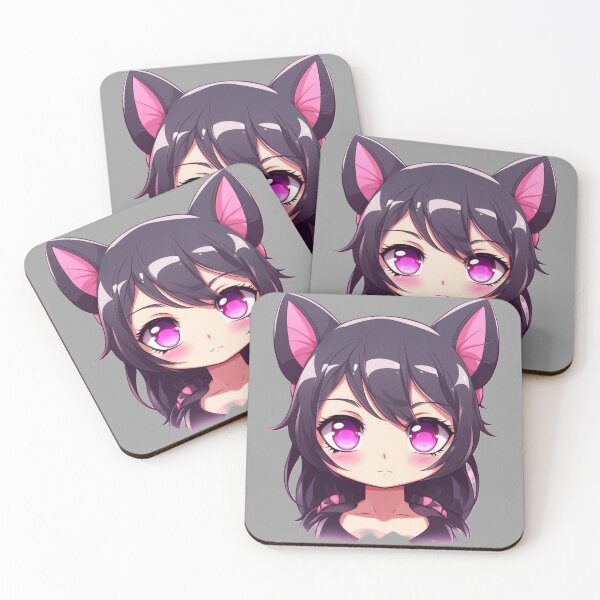 Item preview, Anime kawaii girls designed and sold by Kat's Design Hub.
