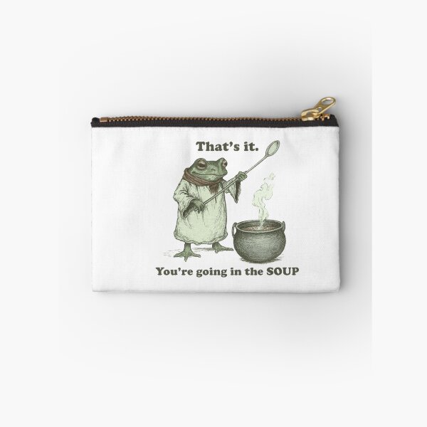 Item preview, Funny Frog Soup Shirt | Vintage Cottagecore Frog Cooking Meme Tee designed and sold by Printsouf.