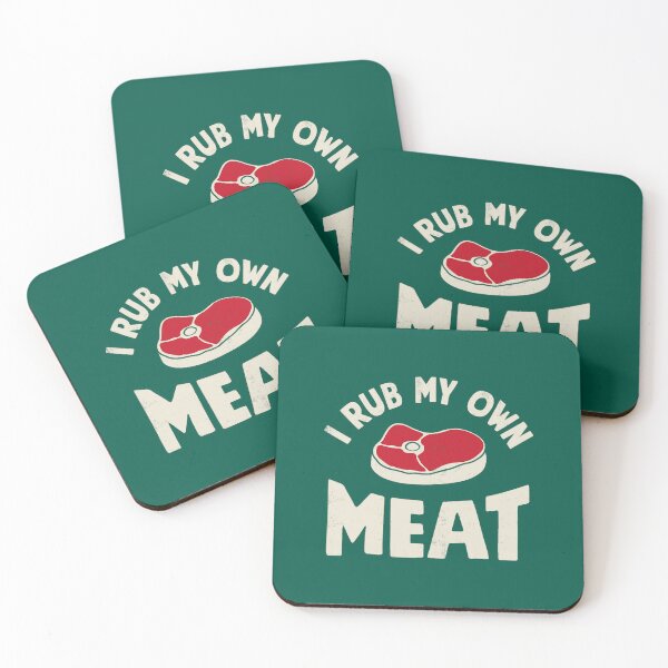 Item preview, Chef je frotte ma propre viande Funny Men Cooking BBQ Culinary Joke  designed and sold by shanapresset.