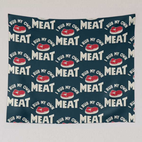 Item preview, Chef je frotte ma propre viande Funny Men Cooking BBQ Culinary Joke  designed and sold by shanapresset.
