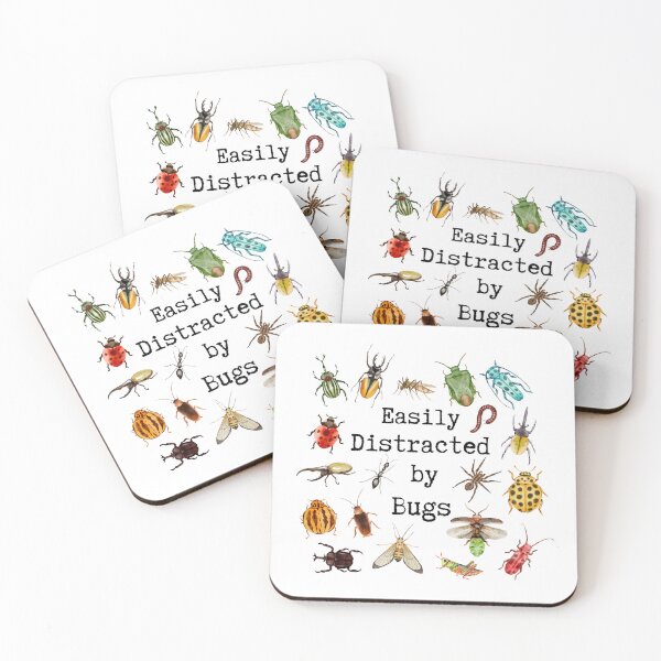 Item preview, Easily Distracted by Bugs designed and sold by stephenflashart.