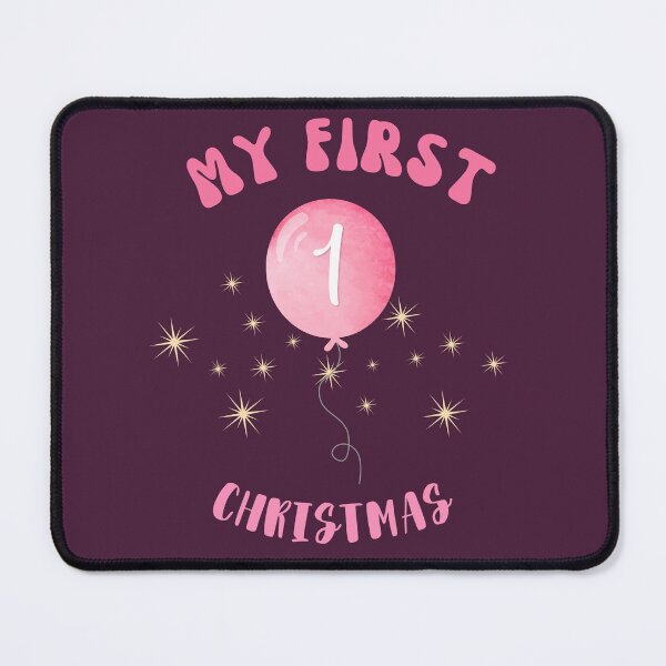 Item preview, My First Christmas, Winter Christams Happy Holidays, Pink First Christmas, Birthday for the holidays designed and sold by KolorellaS.