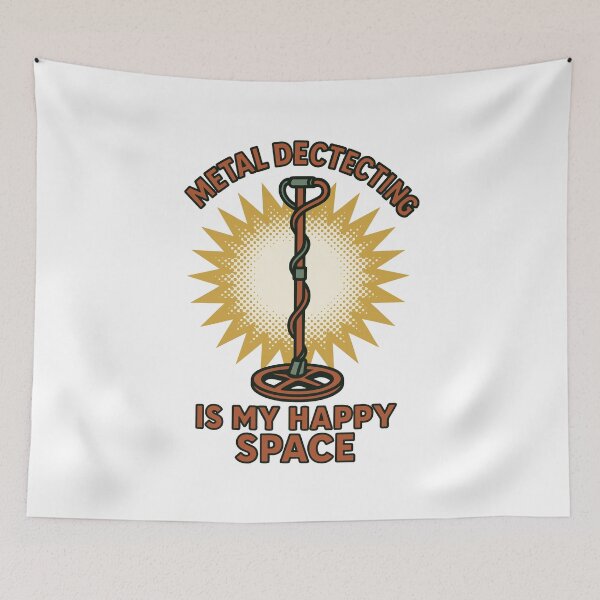 Item preview, Metal Detecting Is My Happy Space Treasure Hunter designed and sold by LuminOrb.