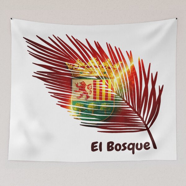 Item preview, Abstract Flag of El Bosque – Feather Shape Design designed and sold by ArteJorge48.