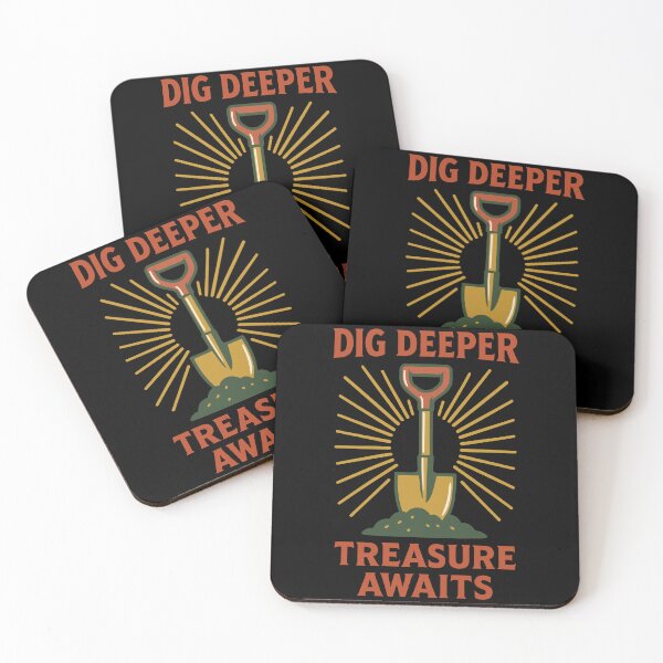 Item preview, Dig Deeper Treasure Awaits Metal Detecting designed and sold by LuminOrb.