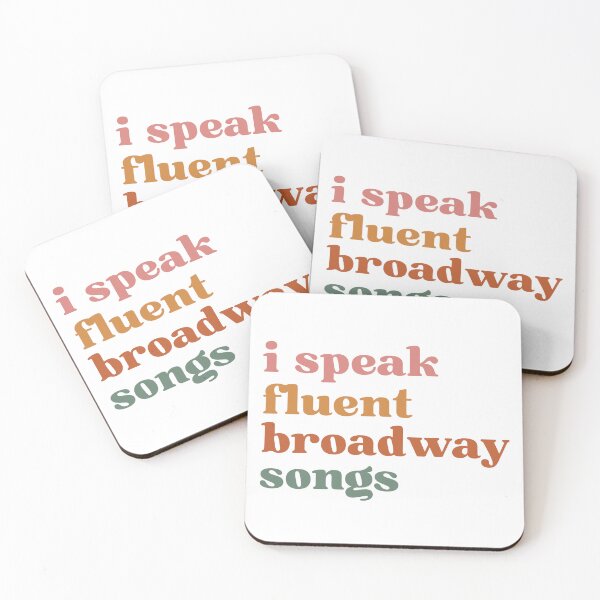 Item preview, I Speak Fluent Broadway Songs designed and sold by stephenflashart.