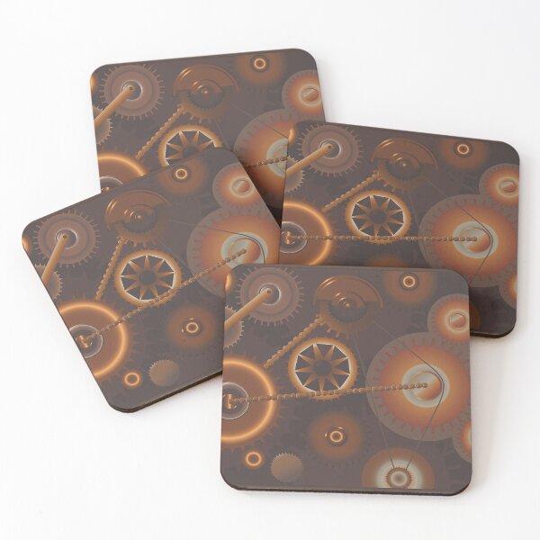Item preview, Steampunk cog wheel pattern designed and sold by Meowsome91.