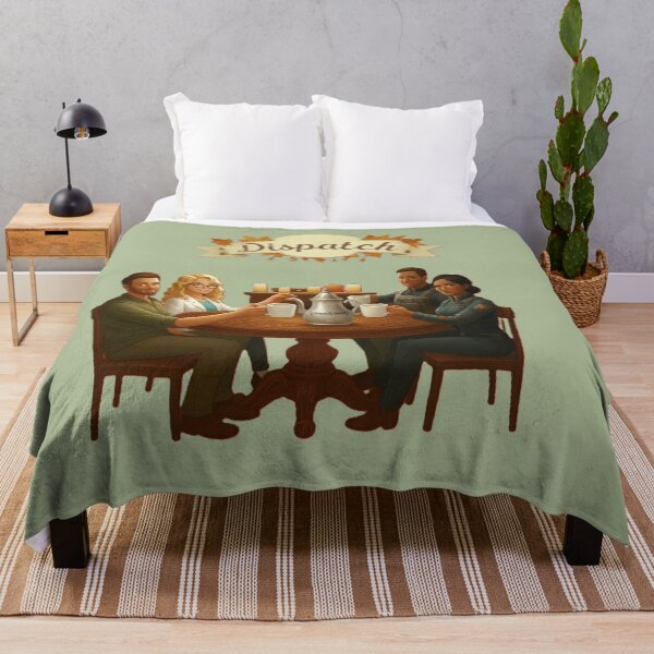 Item preview, Dispatch – Cozy Team Gathering Around Coffee Table designed and sold by DroolWorthyUS.
