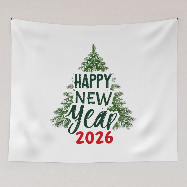 Item preview, Happy New Year 2026 Christmas Tree Design designed and sold by DesignArtist.ia.