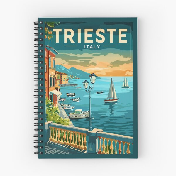 Item preview, A Vintage Travel Illustration of Trieste - Italy designed and sold by GoodOldVintage.