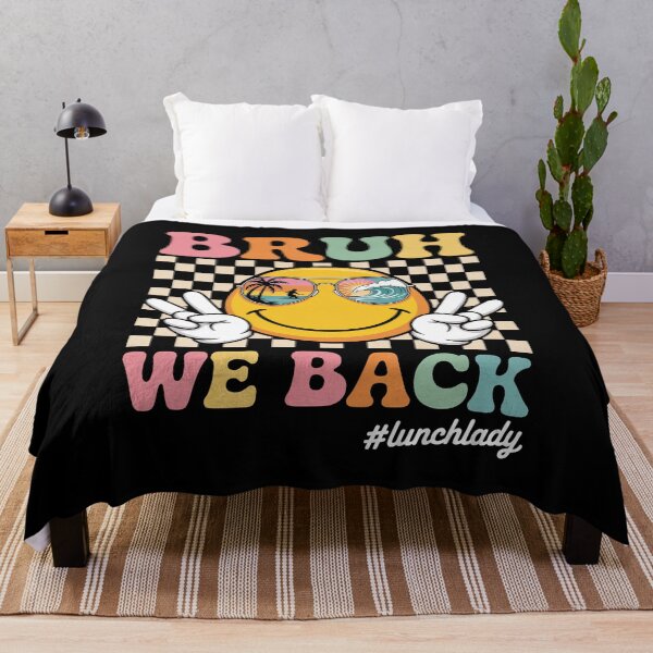 Item preview, Bruh We Back Lunch Lady Back To School designed and sold by HeinzanoWeno.