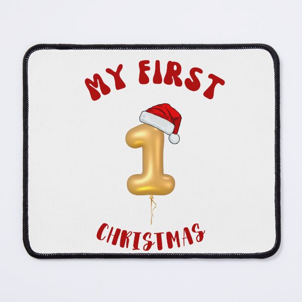 Item preview, My First Christmas, Winter Christams Happy Holidays, Gold Balloon First Christmas, Birthday for the holidays designed and sold by KolorellaS.