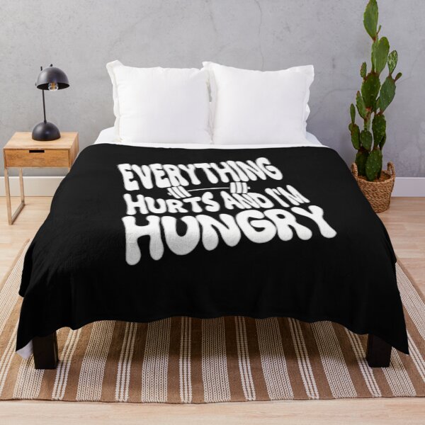 Item preview, Everything Hurts and I'm Hungry T-Shirt – Funny Fitness Humor, Vintage Gym Design designed and sold by zyntees.