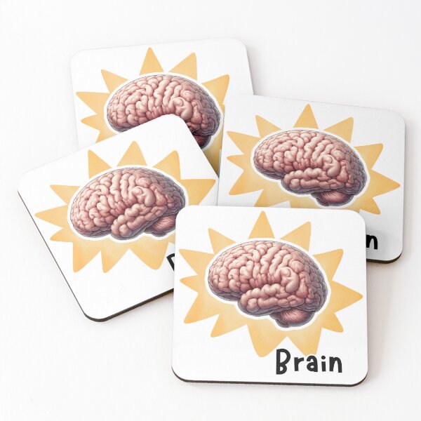 Item preview, Brain Anatomy Illustration designed and sold by MuseGlowStudio.