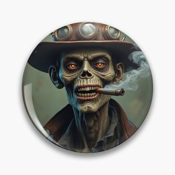 Artikelvorschau, Zigarre rauchender Zombie entworfen und verkauft von artsnico.