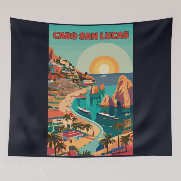 Item preview, A Vintage Travel Art of Cabo San Lucas - Mexico designed and sold by GoodOldVintage.
