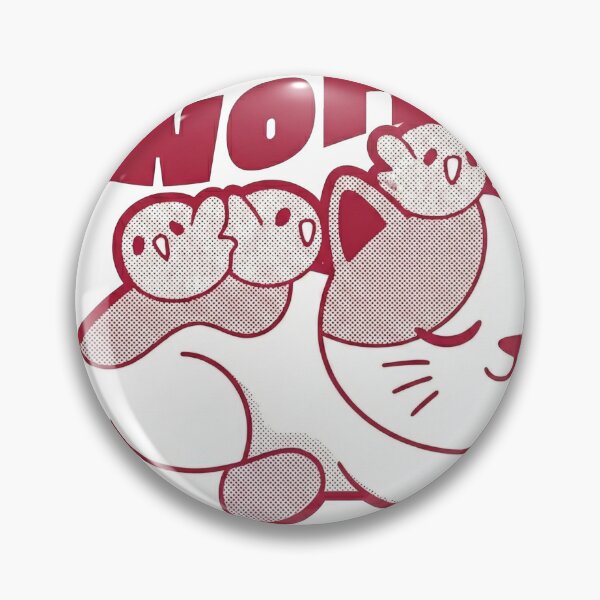 Item preview, Don't Worry Be Catty - Cute Retro Halftone Sleeping Cat & Birds designed and sold by DEVINE-PIXELZ.