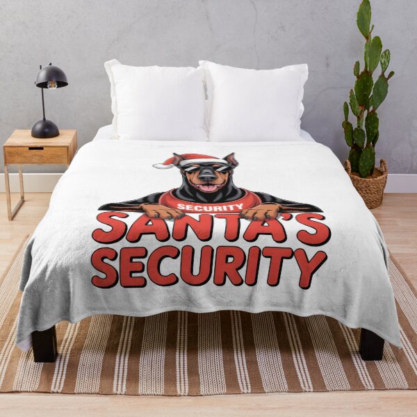 Item preview, Santa’s Security Funny Doberman Christmas Gift designed and sold by Slaw-Creation.