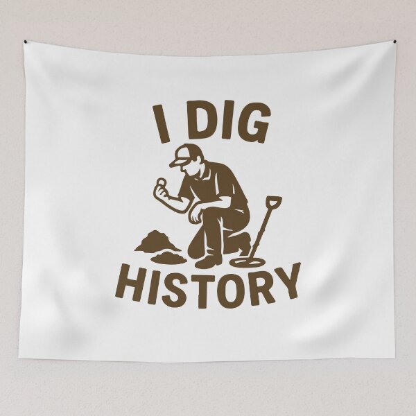 Item preview, I Dig History Metal Detecting Treasure Hunt designed and sold by LuminOrb.
