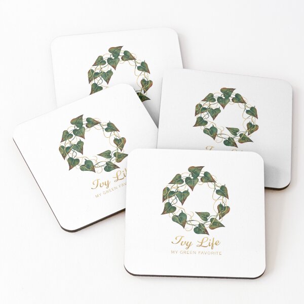 Item preview, Elegant Ivy Wreath | Gold Watercolor Botanical Design designed and sold by Edwin's Art Shop.