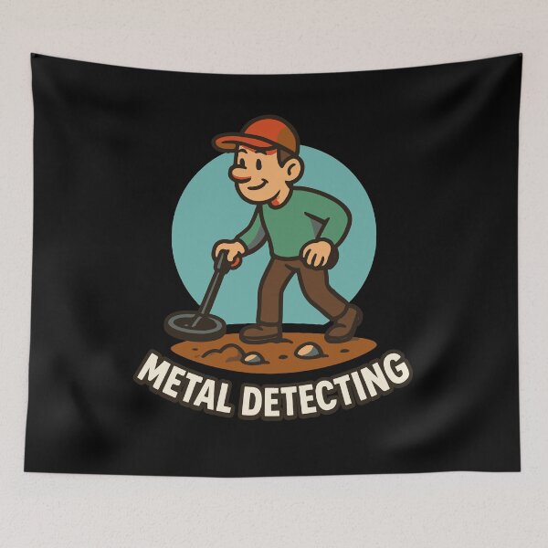 Item preview, Metal Detecting Treasure Hunting Fun designed and sold by LuminOrb.