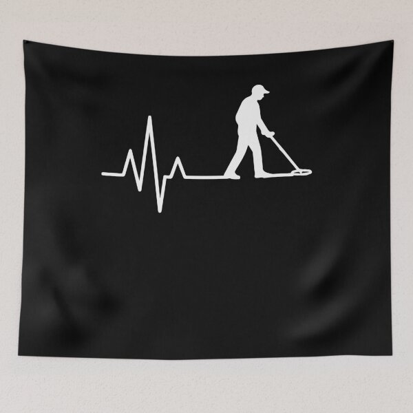 Item preview, Heartbeat Metal Detecting Treasure Hunter Passion designed and sold by LuminOrb.