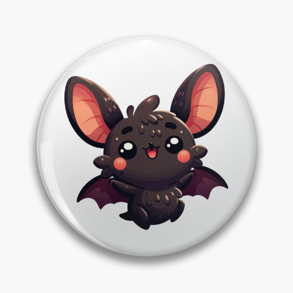 Item preview, Cute Kawaii Baby Bat Sticker – Adorable Chibi Halloween Bat Design designed and sold by LunaPixelStudio.