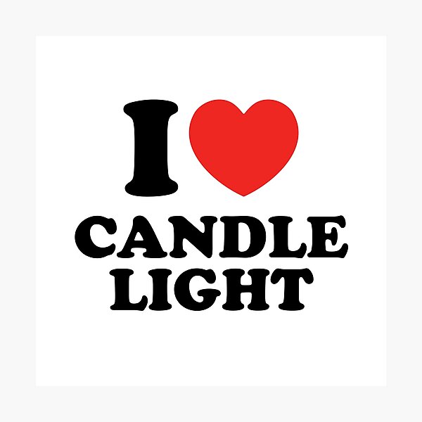 Item preview, I Love Candle Light designed and sold by shitpostee.