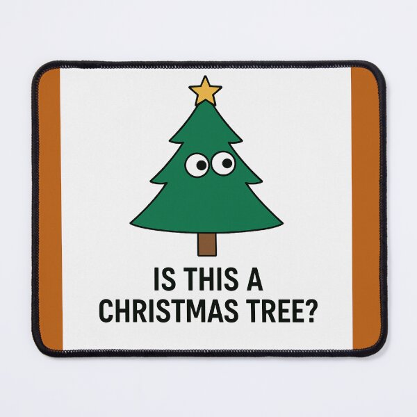 Item preview, Is This a Christmas Tree? – Minimalist Funny Holiday Design designed and sold by EdCraftProjects.