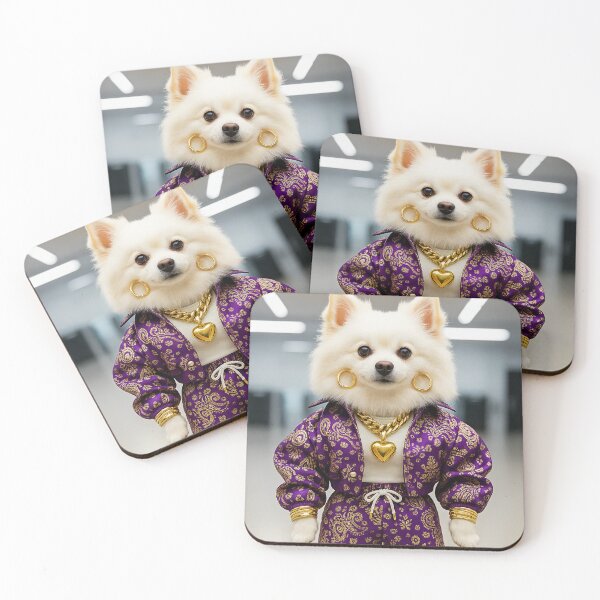 Item preview, Purple Streetwear Dog Fashion designed and sold by Sim shin.