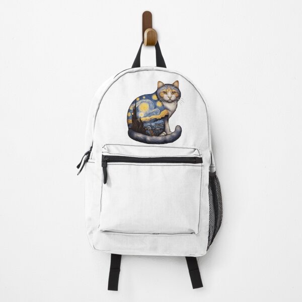 Item preview, Line Art Cat - Van Gogh Painting Style designed and sold by Studio23:45.