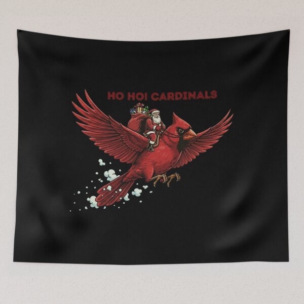 Item preview, HO HO! CARDINALS Christmas Arizona Cardinals Football  designed and sold by ScottBrooksa.