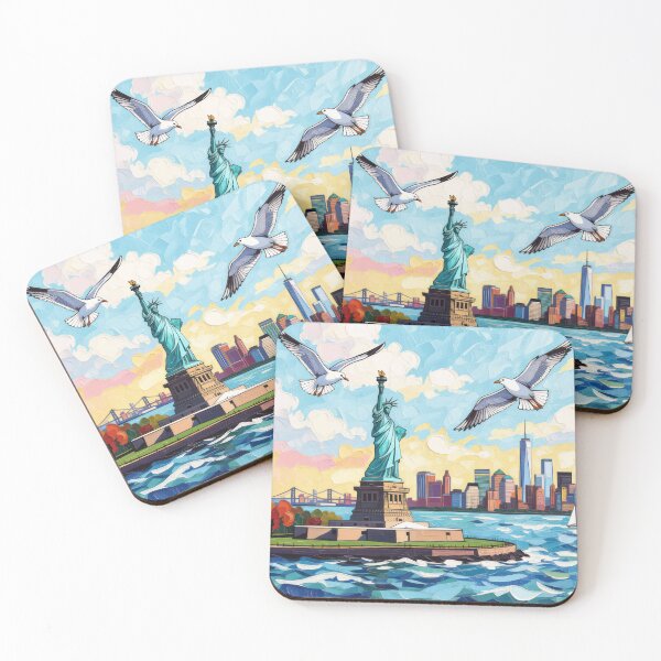 Item preview, Bird's Eye View - NYC designed and sold by Leslie Montgomery Art.