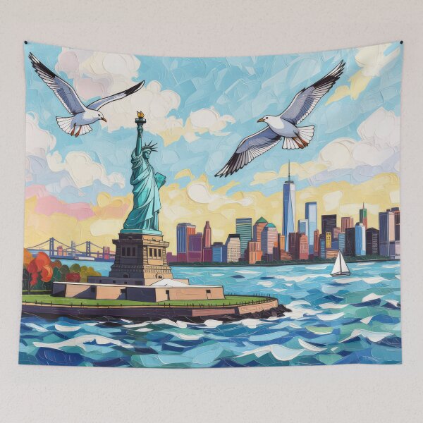 Item preview, Bird's Eye View - NYC designed and sold by Finding Fortuity.