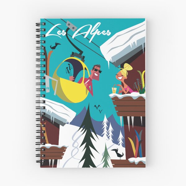 Item preview, Les Alpes poster designed and sold by GAGodel.