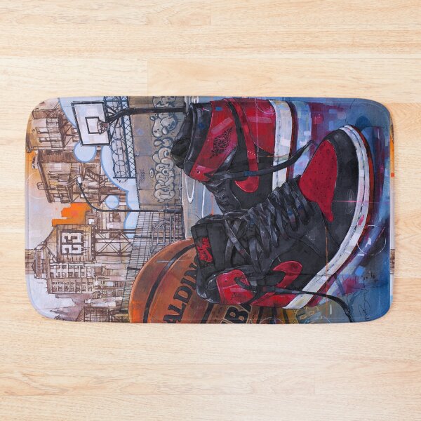 Item preview, AirJordan1 Banned bred painting designed and sold by GalleryKauffeld.