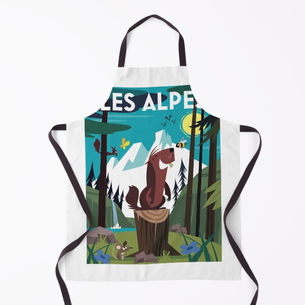 Item preview, Les Alpes poster designed and sold by GAGodel.