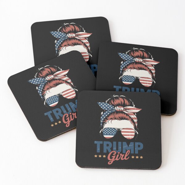 Item preview, Trump Girl Messy Bun Trump 2024 Election American Flag5  designed and sold by RsFilsingerArt.