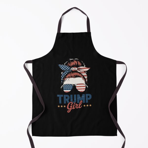 Item preview, Trump Girl Messy Bun Trump 2024 Election American Flag5 designed and sold by RsFilsingerArt.