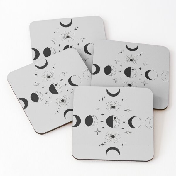 Item preview, Minimalist Moon Phases Celestial Line Art designed and sold by kamisclothes.