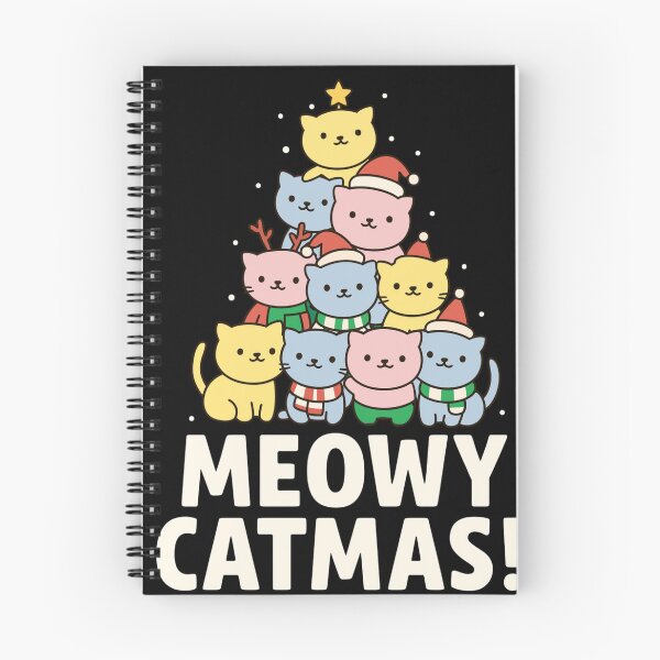 Item preview, Meowy Catmas Funny Cat Stack Christmas Tree Kawaii designed and sold by haitrieuic96.